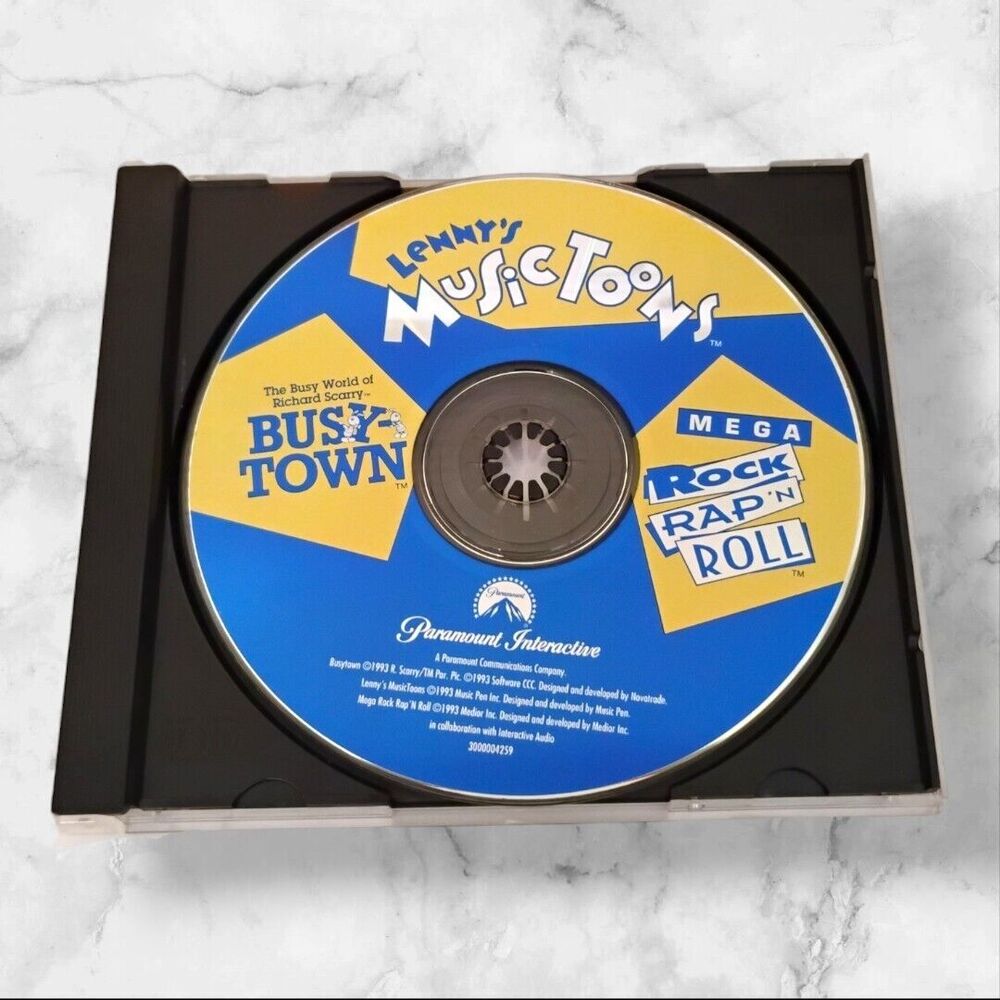 Vintage Paramount Interactive: Lennys MusicToons Interactive CD Software